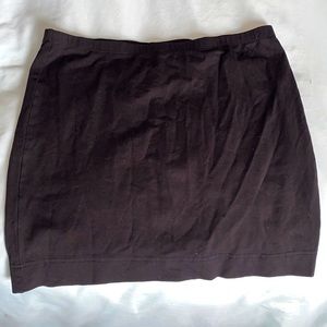 H&M Basics Fitted Black Skirt